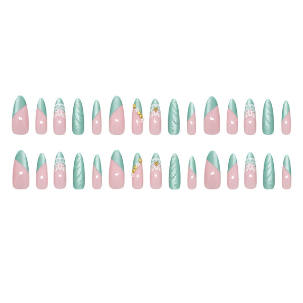 30 Pcs Press On Nails Z1231