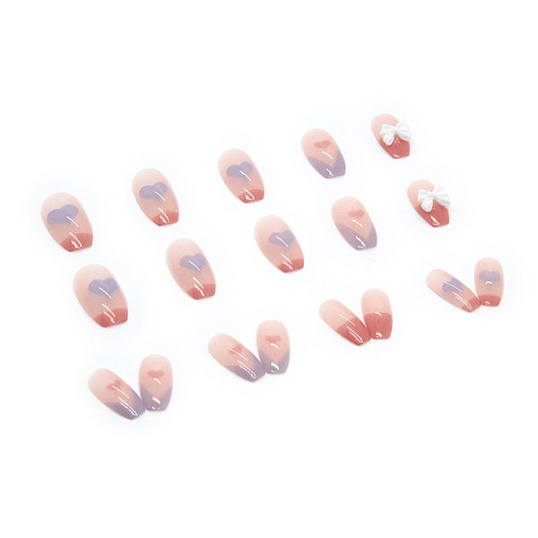 12 Sizes-24 Pcs Press On Nails Z370