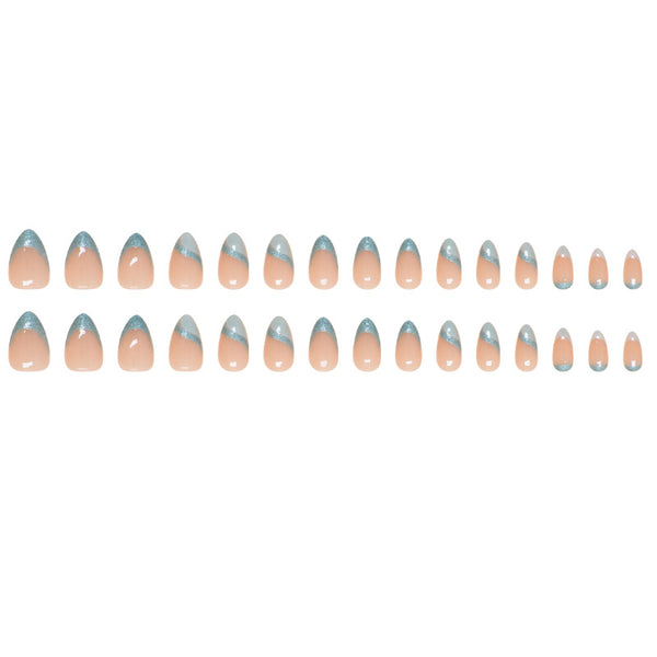 12 Sizes-24 Pcs Press On Nails W1630