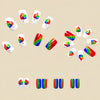 12 Sizes-24 Pcs Press On Nails Y554