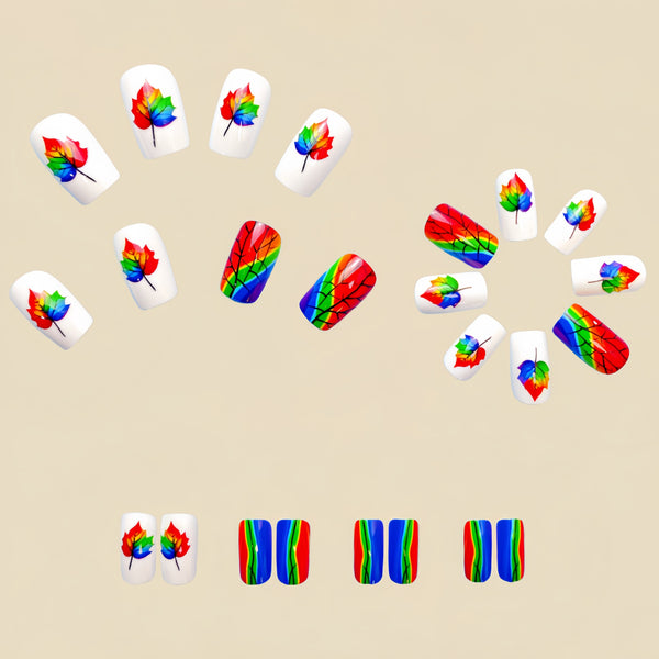 12 Sizes-24 Pcs Press On Nails Y554