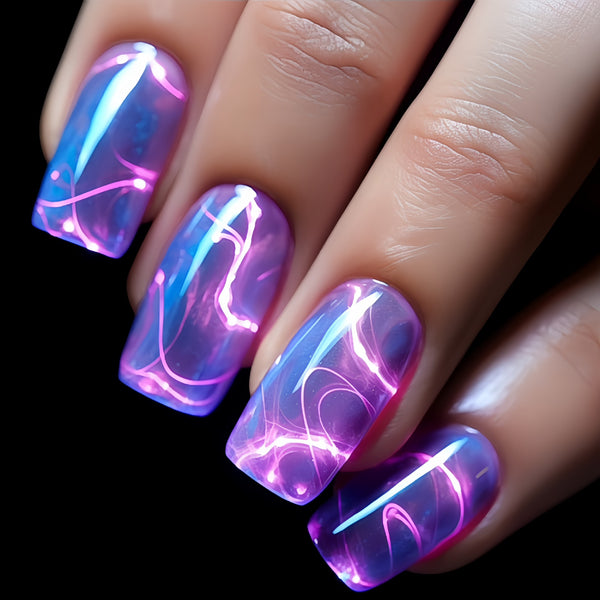 12 Sizes-24 Pcs Press On Nails Y872