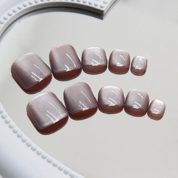 12 Sizes-24 Pcs Press On Nails F137