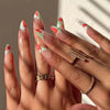 12 Sizes-24 Pcs Press On Nails JP1849