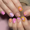 12 Sizes-24 Pcs Press On Nails C030