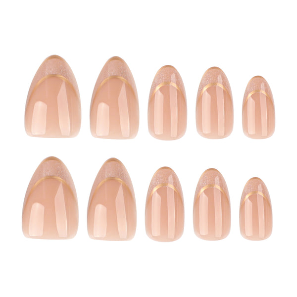 12 Sizes-24 Pcs Press On Nails JP3863