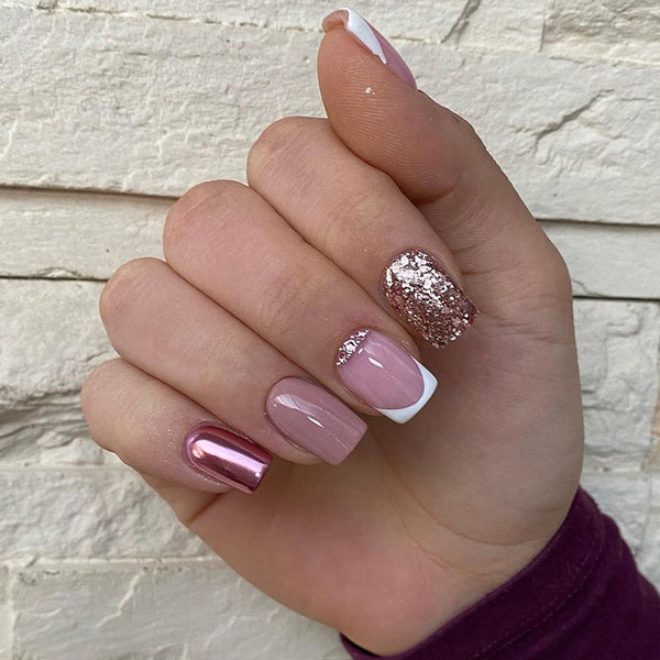 12 Sizes-24 Pcs Press On Nails W706
