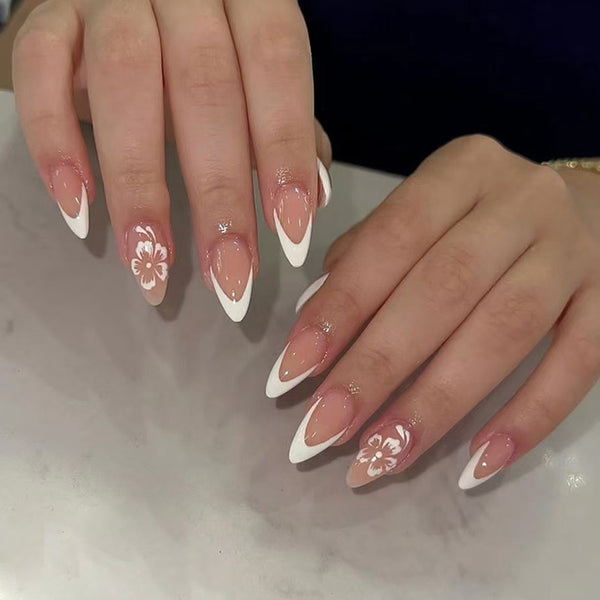 12 Sizes-24 Pcs Press On Nails W1685