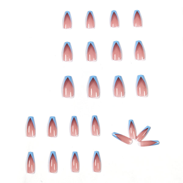 12 Sizes-24 Pcs Press On Nails JP1082