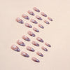 12 Sizes-24 Pcs Press On Nails W689