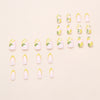12 Sizes-24 Pcs Press On Nails W2004