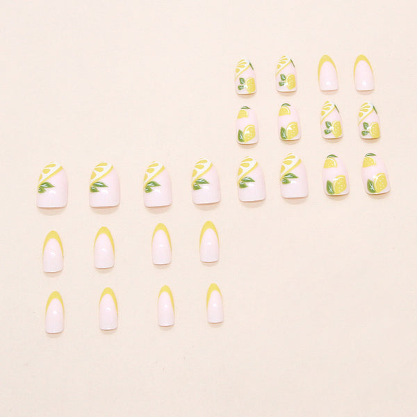 12 Sizes-24 Pcs Press On Nails W2004