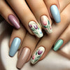 12 Sizes-24 Pcs Press On Nails Y493