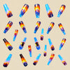 12 Sizes-24 Pcs Press On Nails Y449