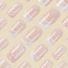 12 Sizes-24 Pcs Press On Nails Y113