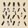 12 Sizes-24 Pcs Press On Nails Y198