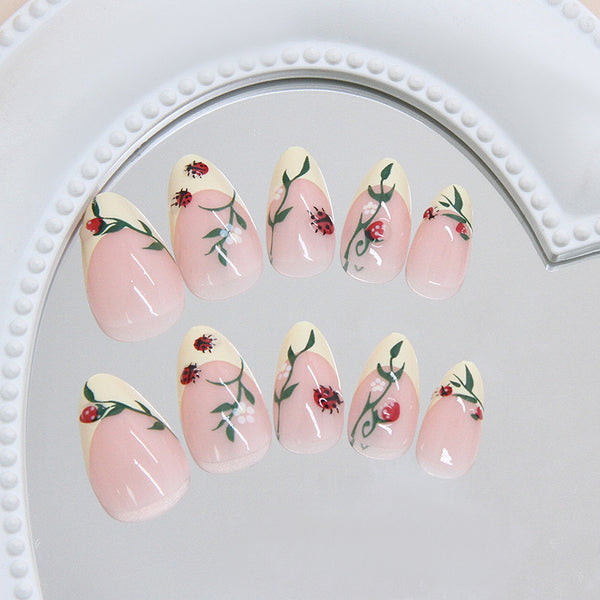 12 Sizes-24 Pcs Press On Nails W2016