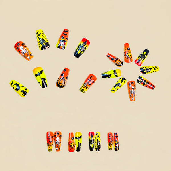 12 Sizes-24 Pcs Press On Nails Y856