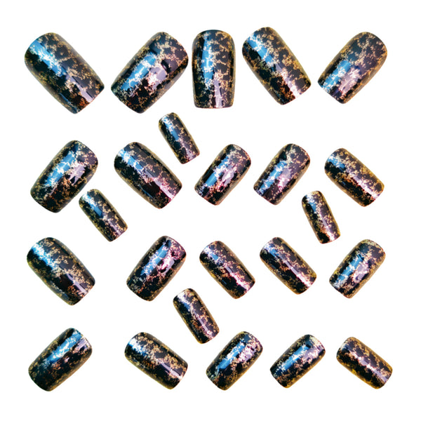 12 Sizes-24 Pcs Press On Nails Y1454