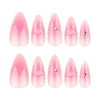 12 Sizes-24 Pcs Press On Nails JP4015