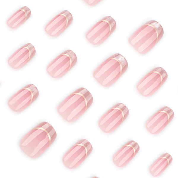 12 Sizes-24 Pcs Press On Nails JP3930