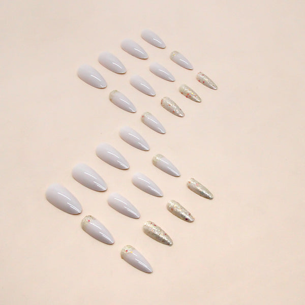 12 Sizes-24 Pcs Press On Nails W1076