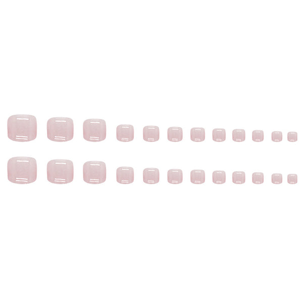 12 Sizes-24 Pcs Press On Nails F129