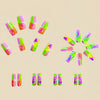 12 Sizes-24 Pcs Press On Nails Y413