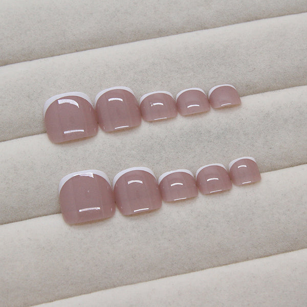 12 Sizes-24 Pcs Press On Nails F154