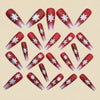 12 Sizes-24 Pcs Press On Nails Y1256