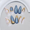 12 Sizes-24 Pcs Press On Nails W2117
