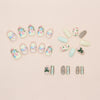 12 Sizes-24 Pcs Press On Nails W1971