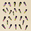12 Sizes-24 Pcs Press On Nails Y070