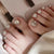 12 Sizes-24 Pcs Press On Nails F074