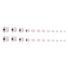 12 Sizes-24 Pcs Press On Nails F060