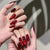 12 Sizes-24 Pcs Press On Nails JP3141
