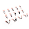 12 Sizes-24 Pcs Press On Nails W241