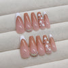 12 Sizes-24 Pcs Press On Nails Z908