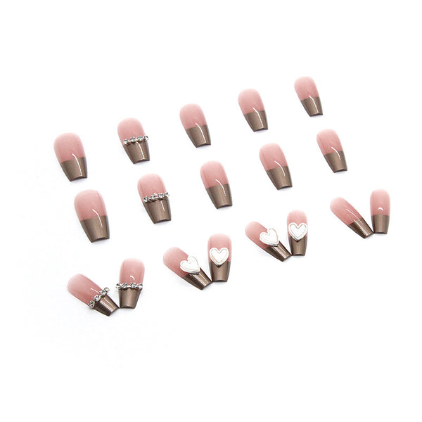 12 Sizes-24 Pcs Press On Nails Z462