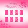12 Sizes-24 Pcs Press On Nails C1505