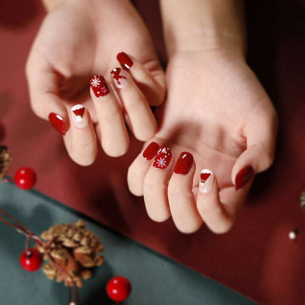 Glossy Oval Short Press on Nails