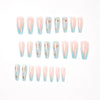 12 Sizes-24 Pcs Press On Nails JP1711