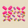 12 Sizes-24 Pcs Press On Nails Y1529