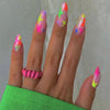 12 Sizes-24 Pcs Press On Nails C422