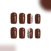 12 Sizes-24 Pcs Press On Nails C607