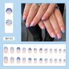 12 Sizes-24 Pcs Press On Nails W193