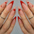 12 Sizes-24 Pcs Press On Nails W413