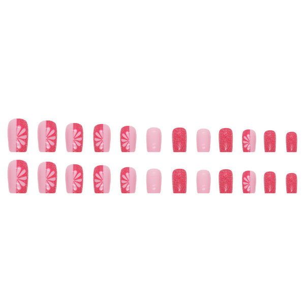 12 Sizes-24 Pcs Press On Nails W696