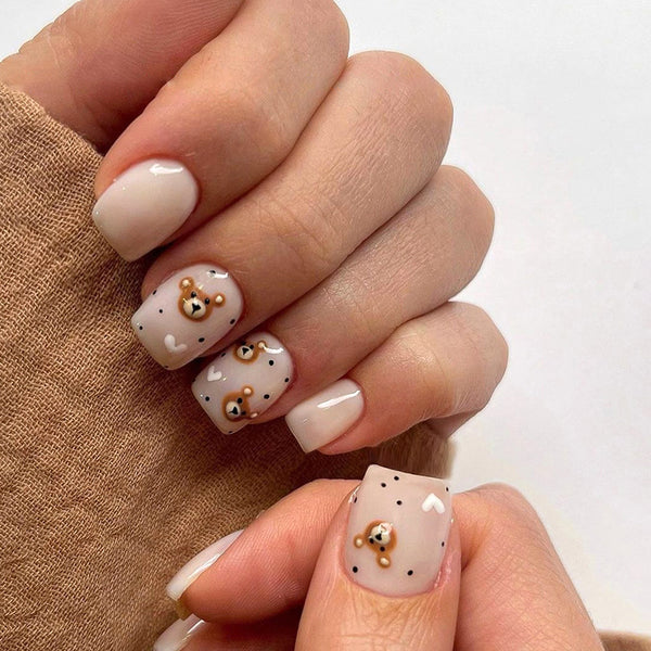 12 Sizes-24 Pcs Press On Nails W1439