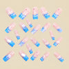 12 Sizes-24 Pcs Press On Nails Y1076